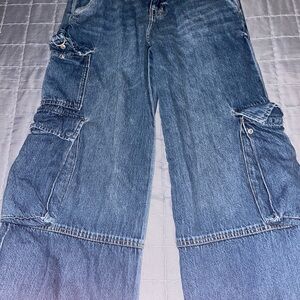Forever 21 Denim Jeans with Button Detail